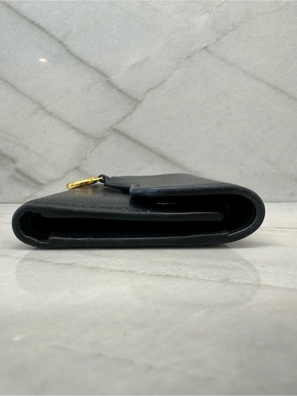 Christian Dior Lotus Saddle Trifold Compact Wallet
